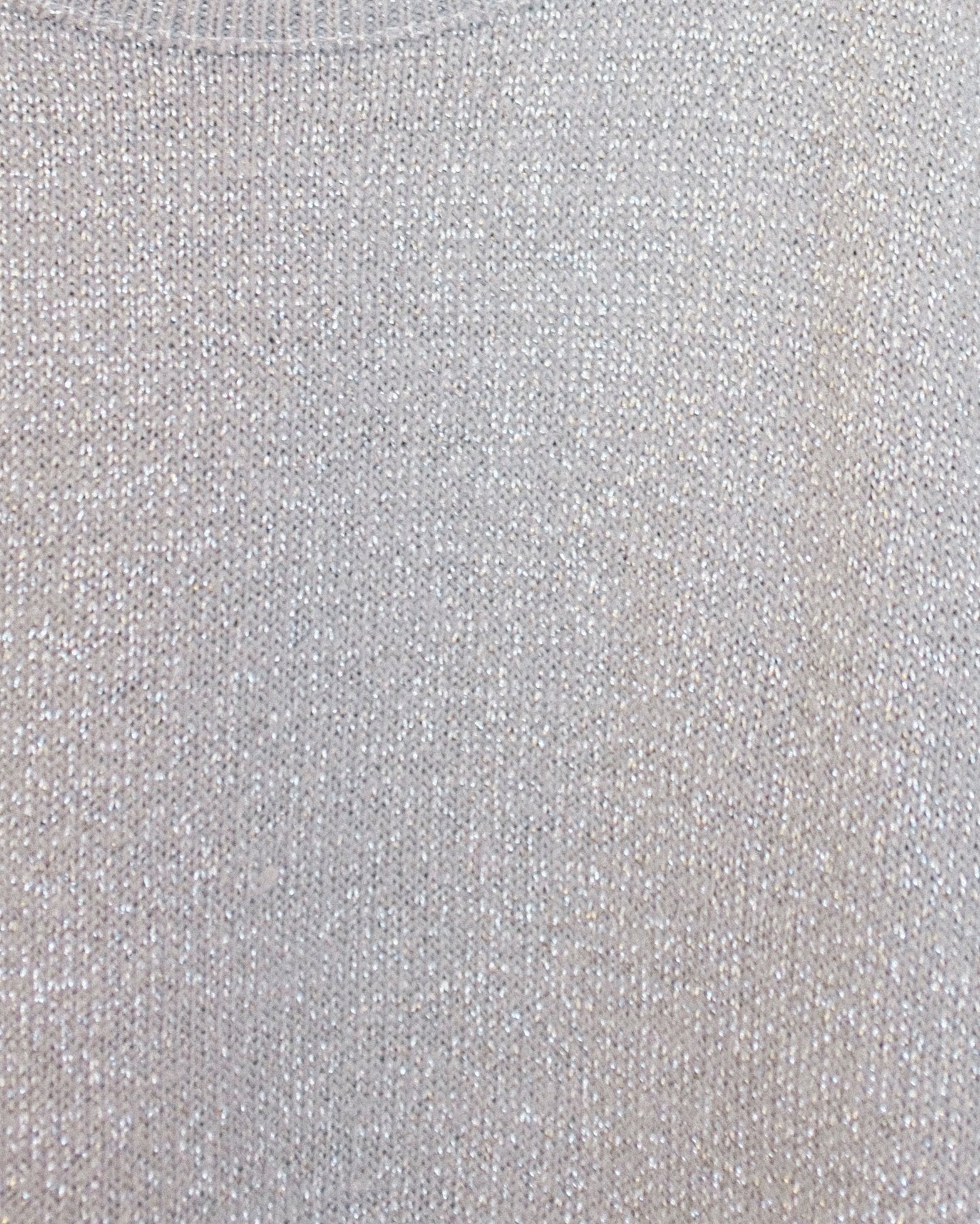 Silver Knit Sweater