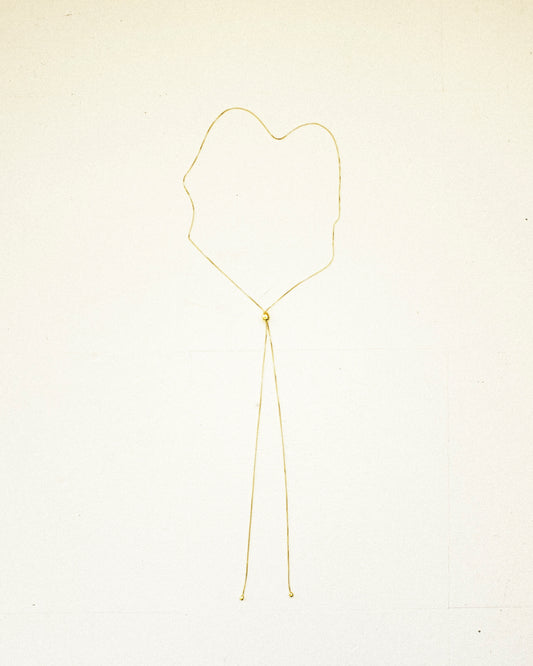 Infinity Bolo Necklace - Gold