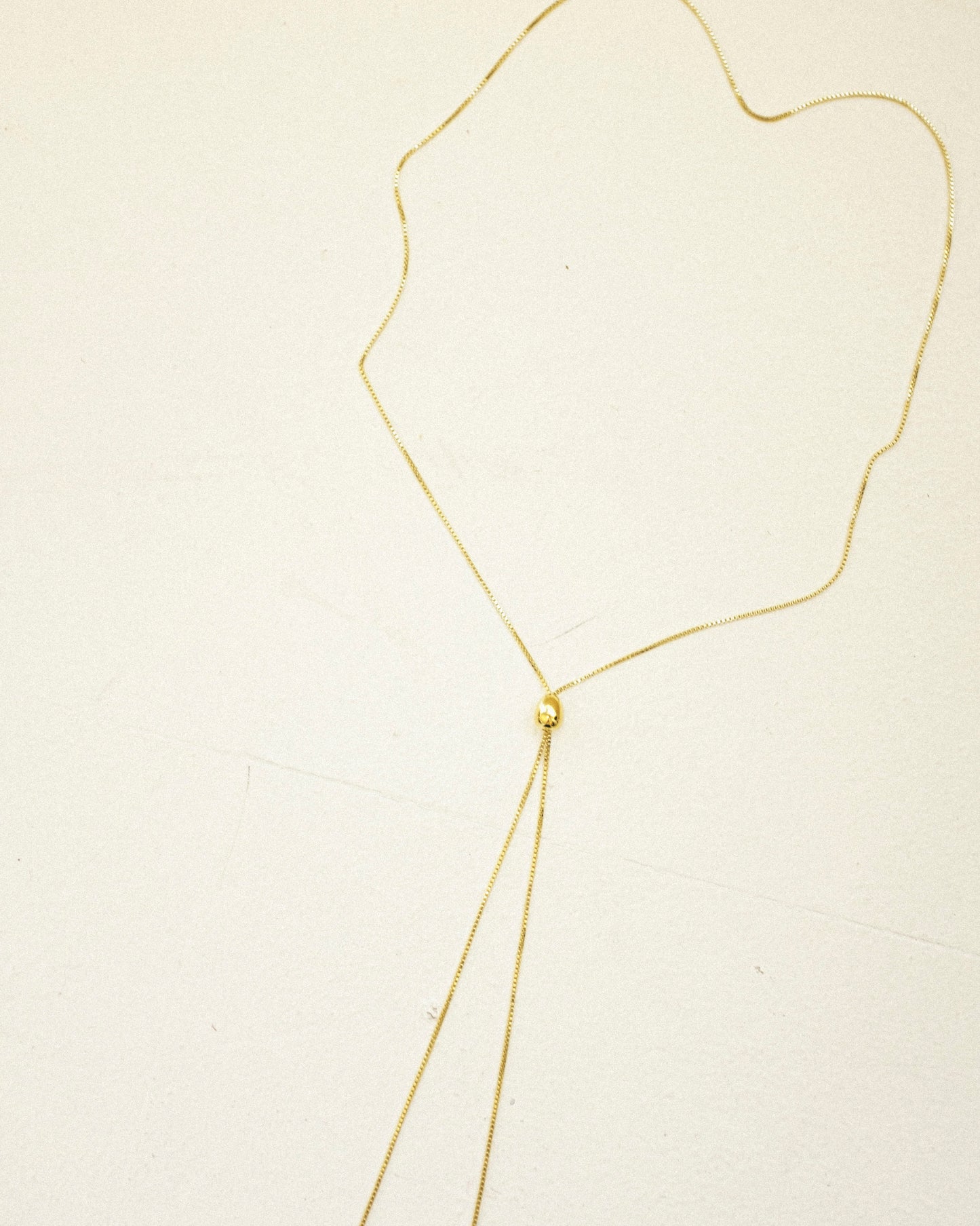 Infinity Bolo Necklace - Gold