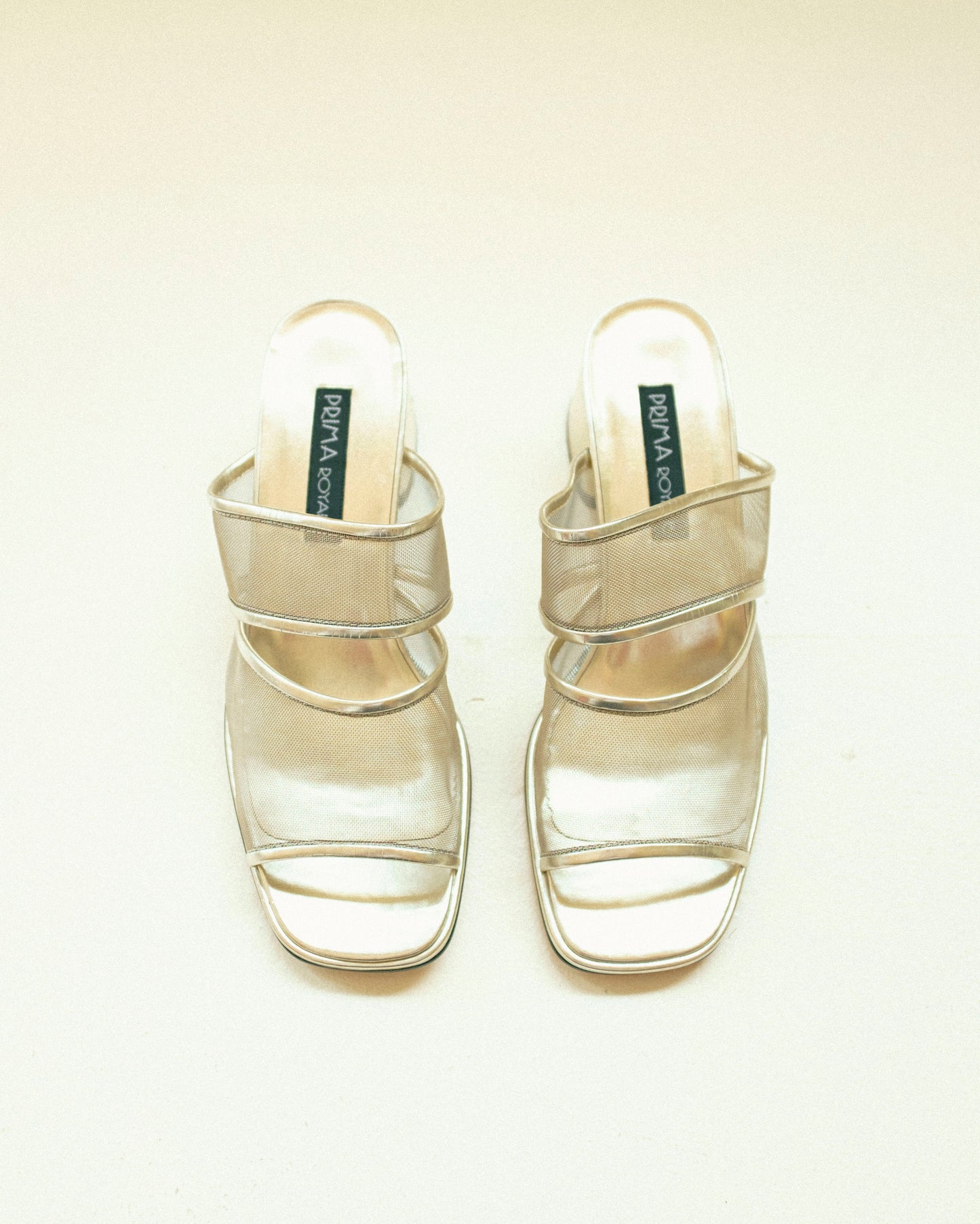 Gold Mesh Sandals 8.5
