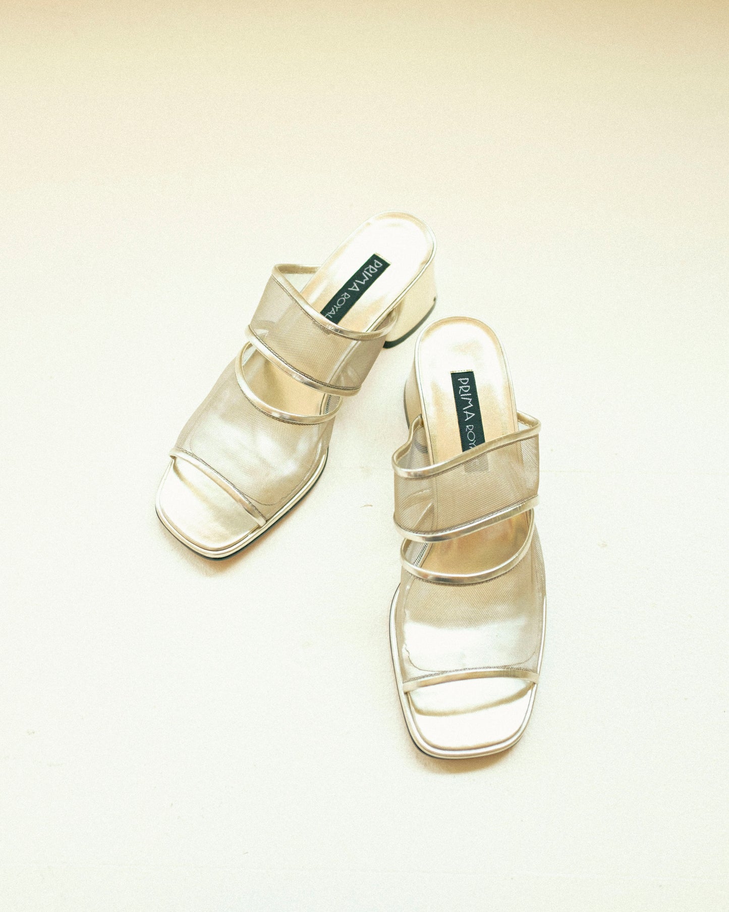 Gold Mesh Sandals 8.5