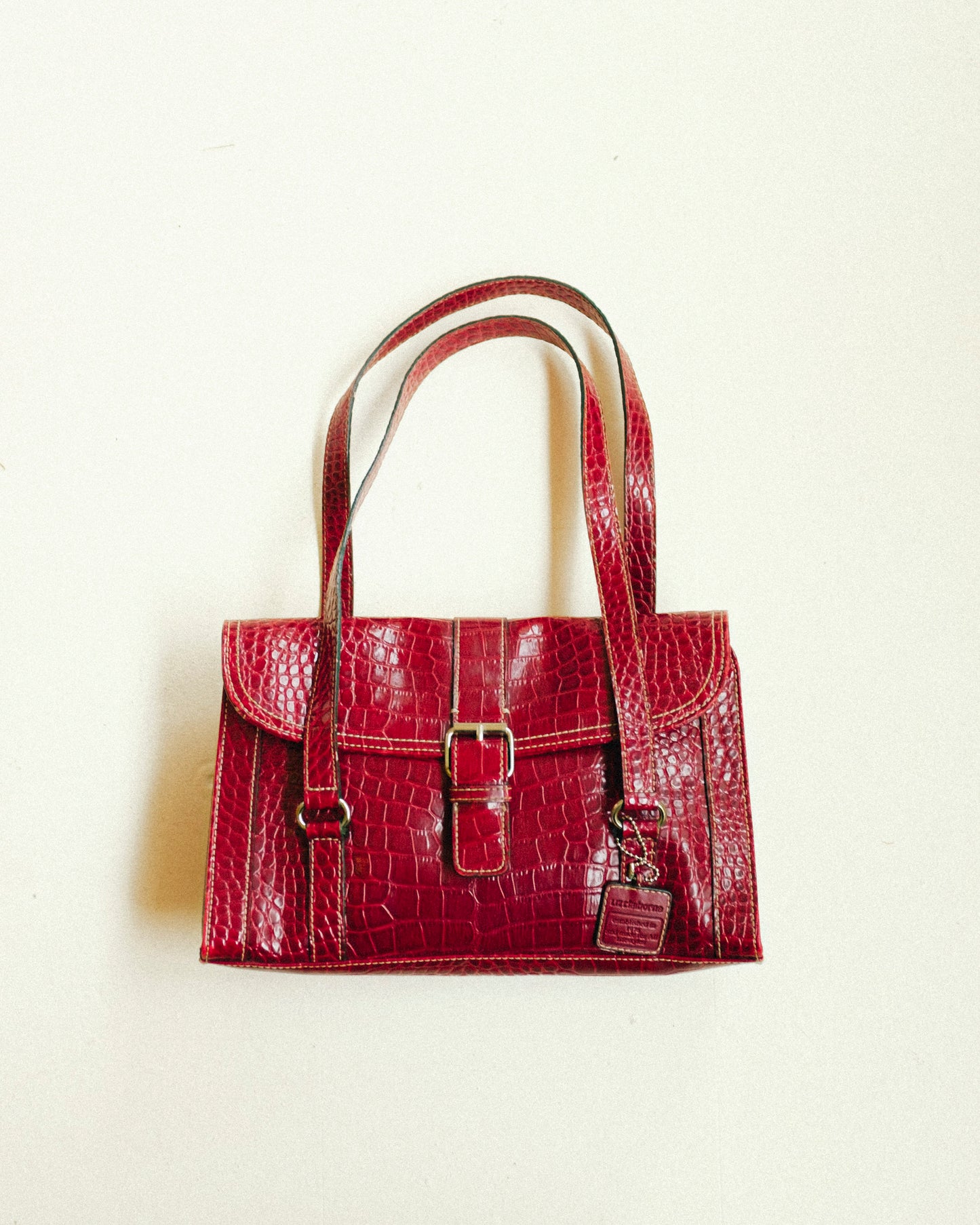 Cherry Croc Shoulder Bag