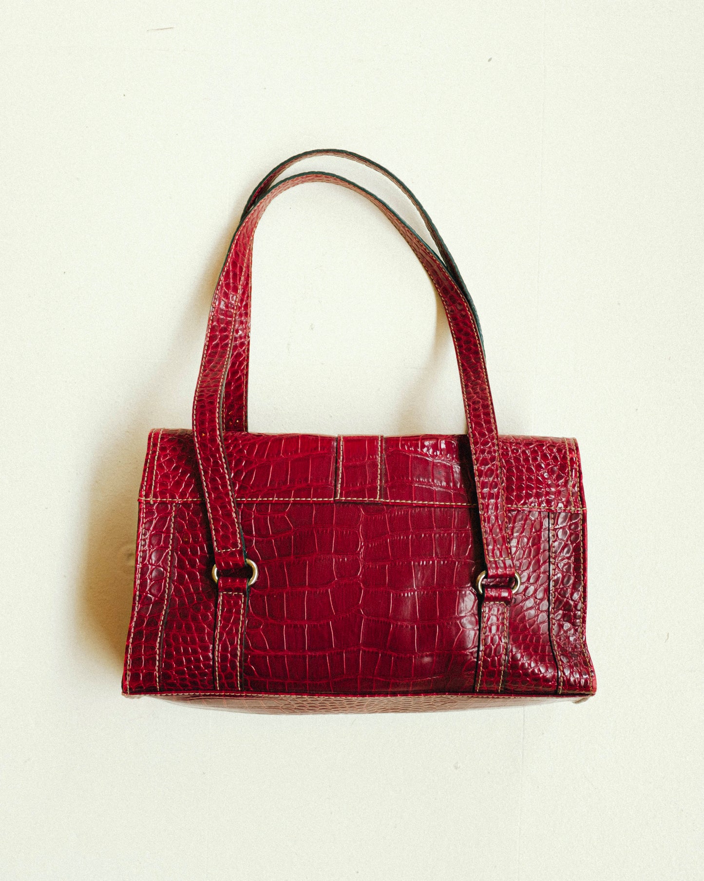 Cherry Croc Shoulder Bag