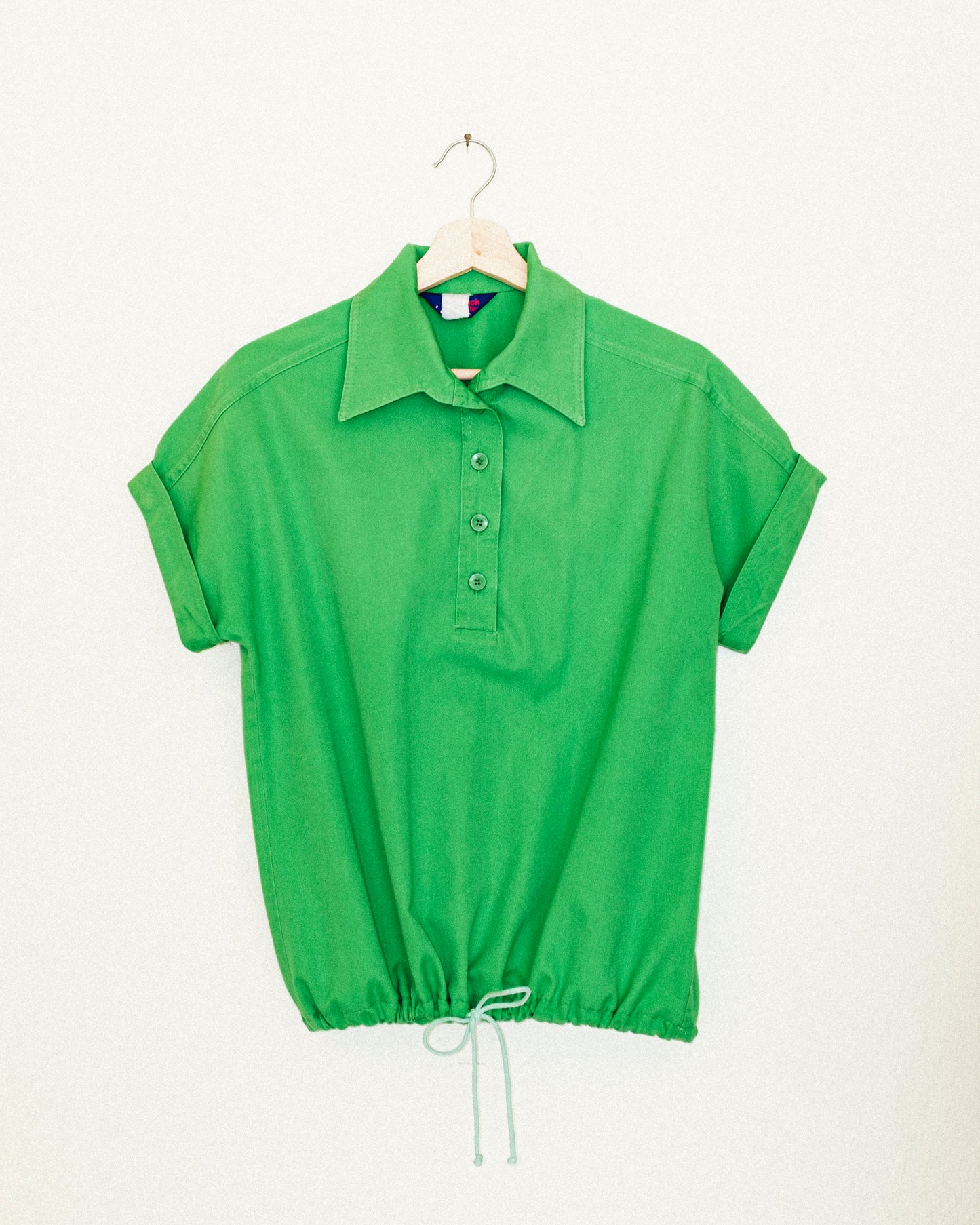 Emerald Drawstring Top