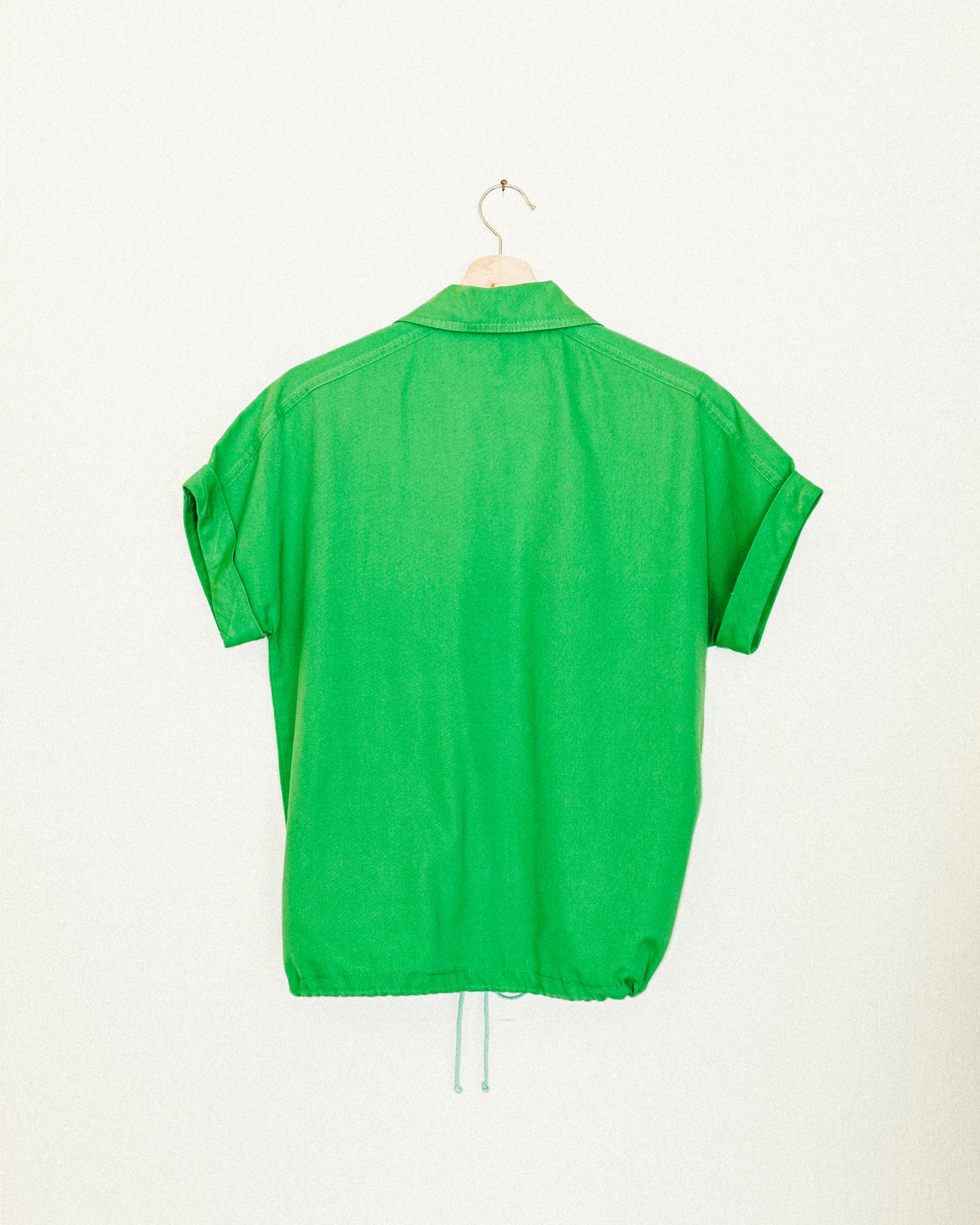 Emerald Drawstring Top