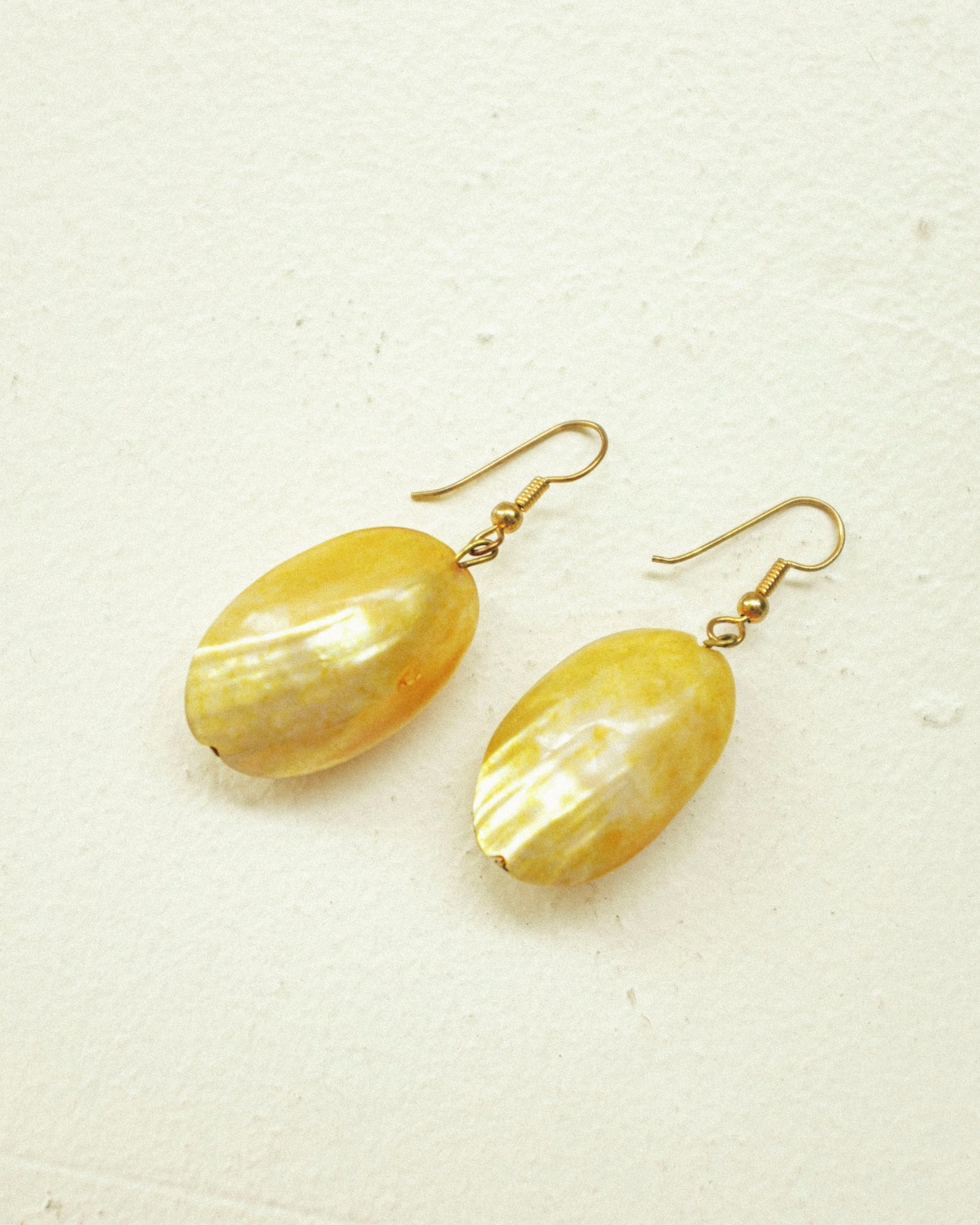 Golden Shell Earrings