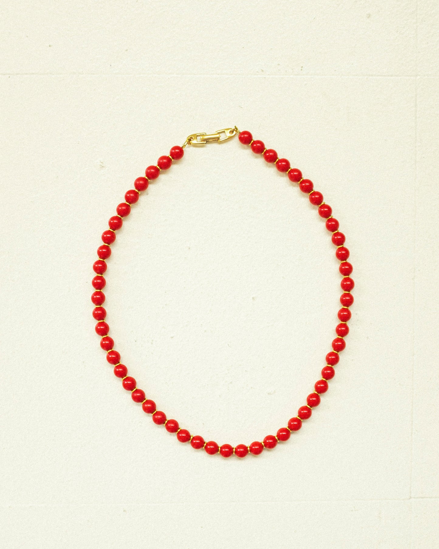 Licorice Bead Necklace