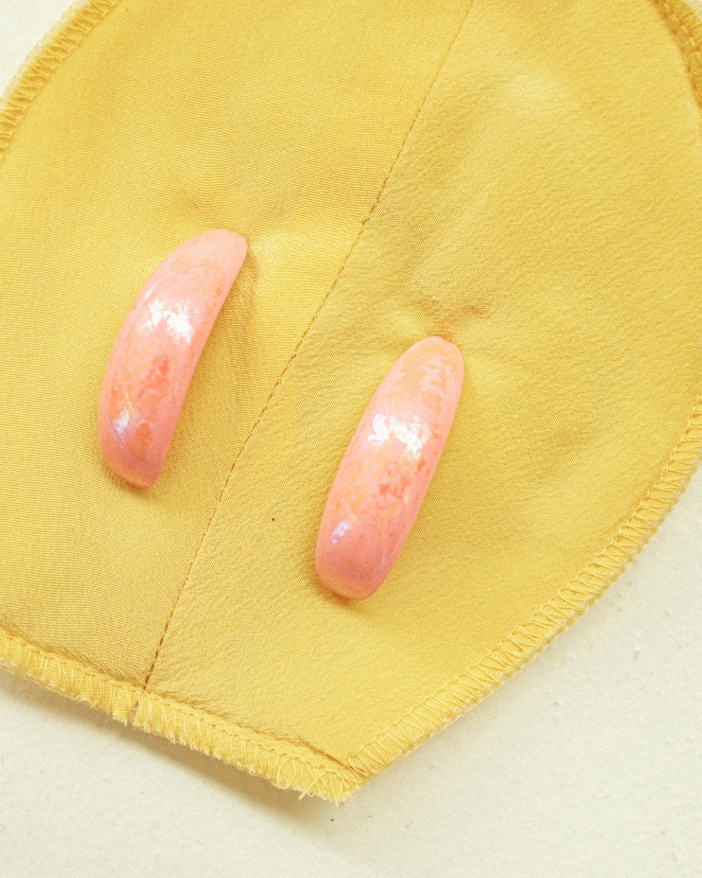 Pink Mod Earrings