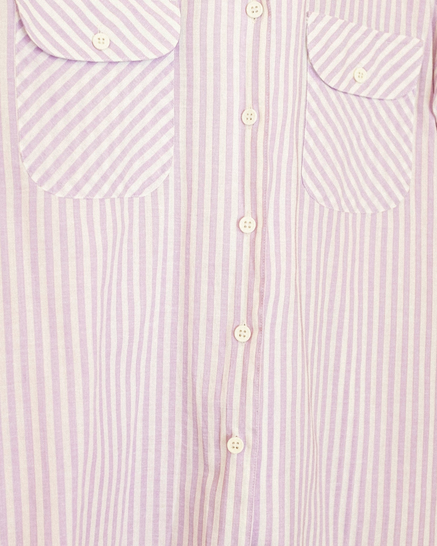 Lavender Stripe Button Up