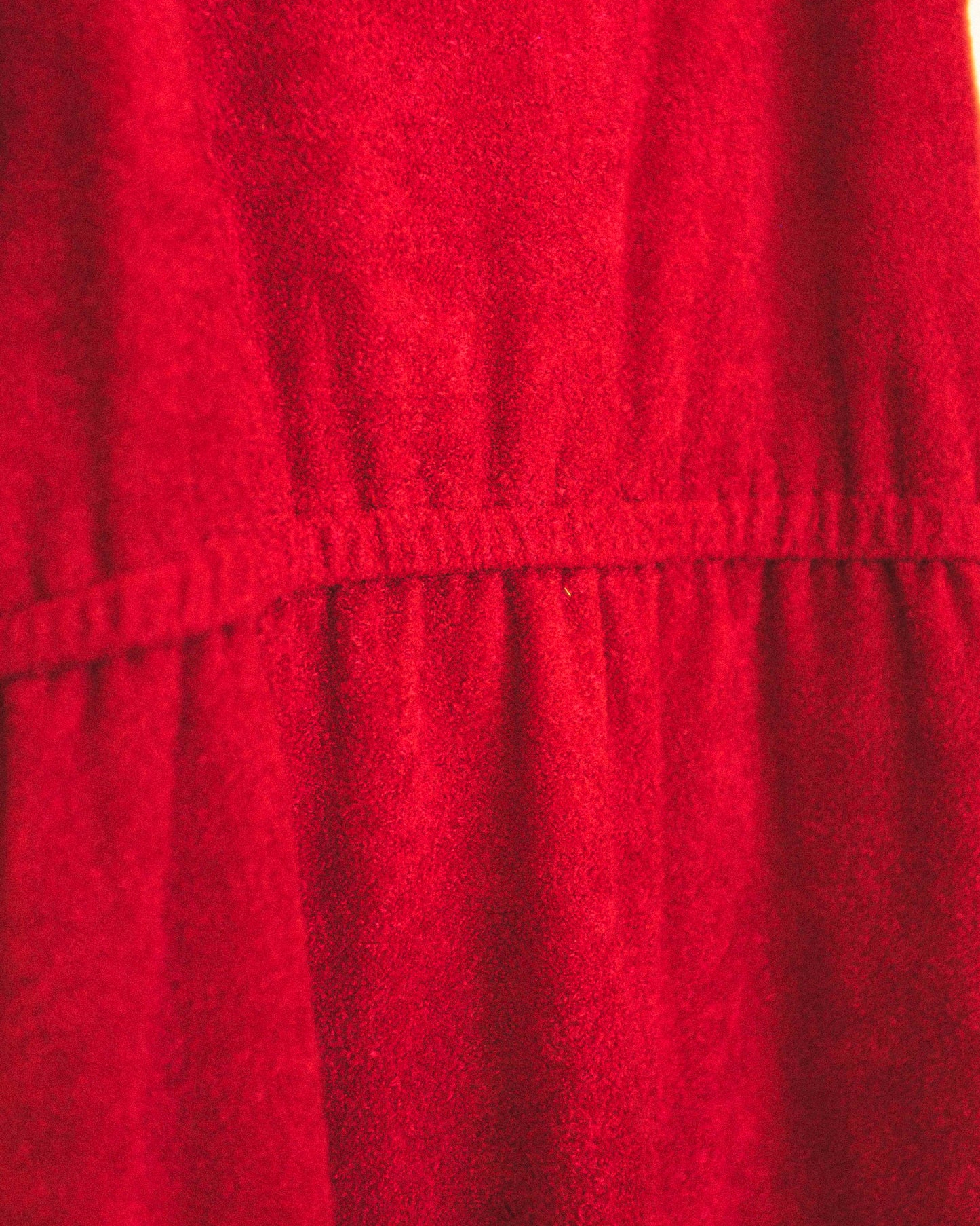 Terry Dress - Cherry