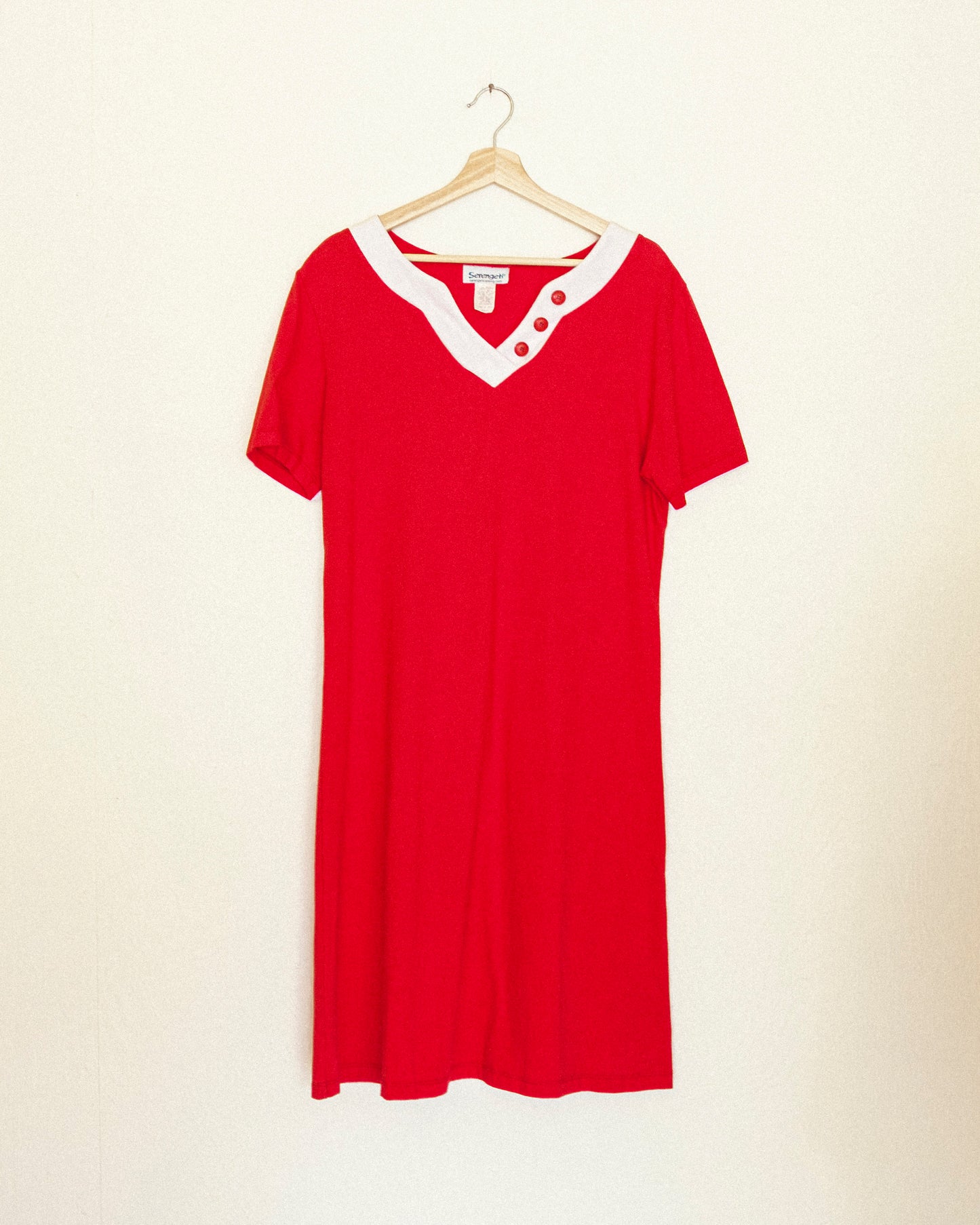 Button Tee Dress
