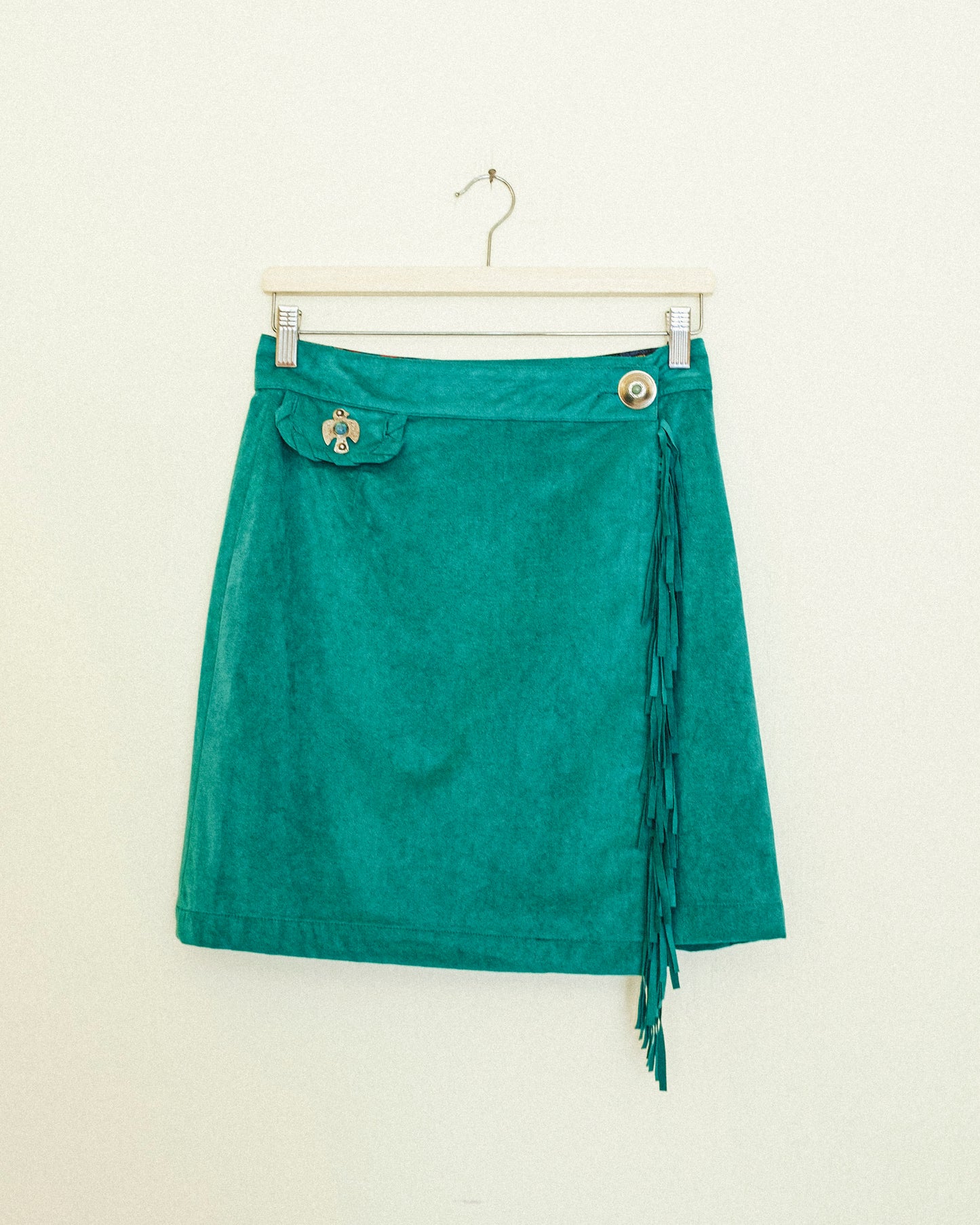 Turquoise Wrap Skirt