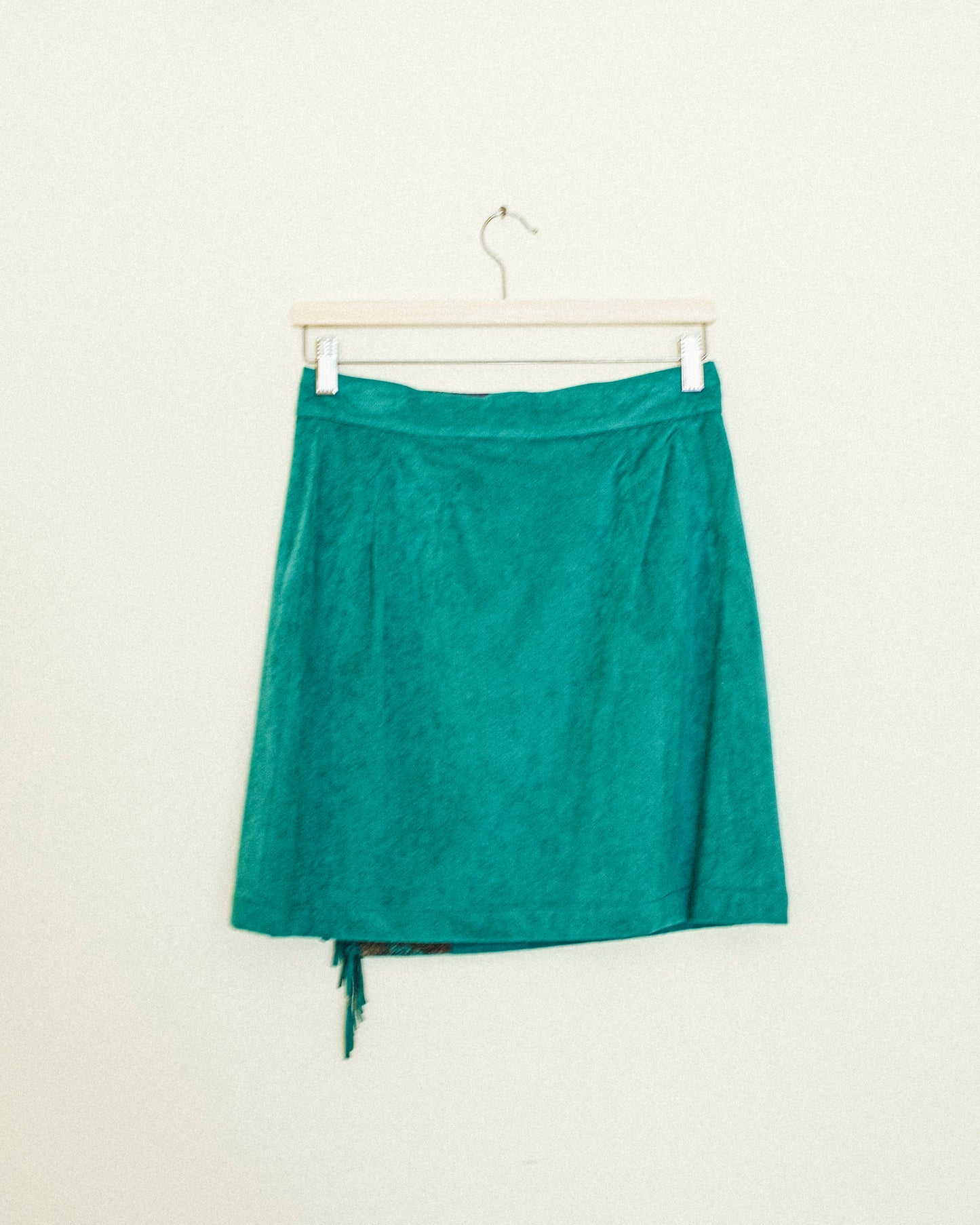 Turquoise Wrap Skirt