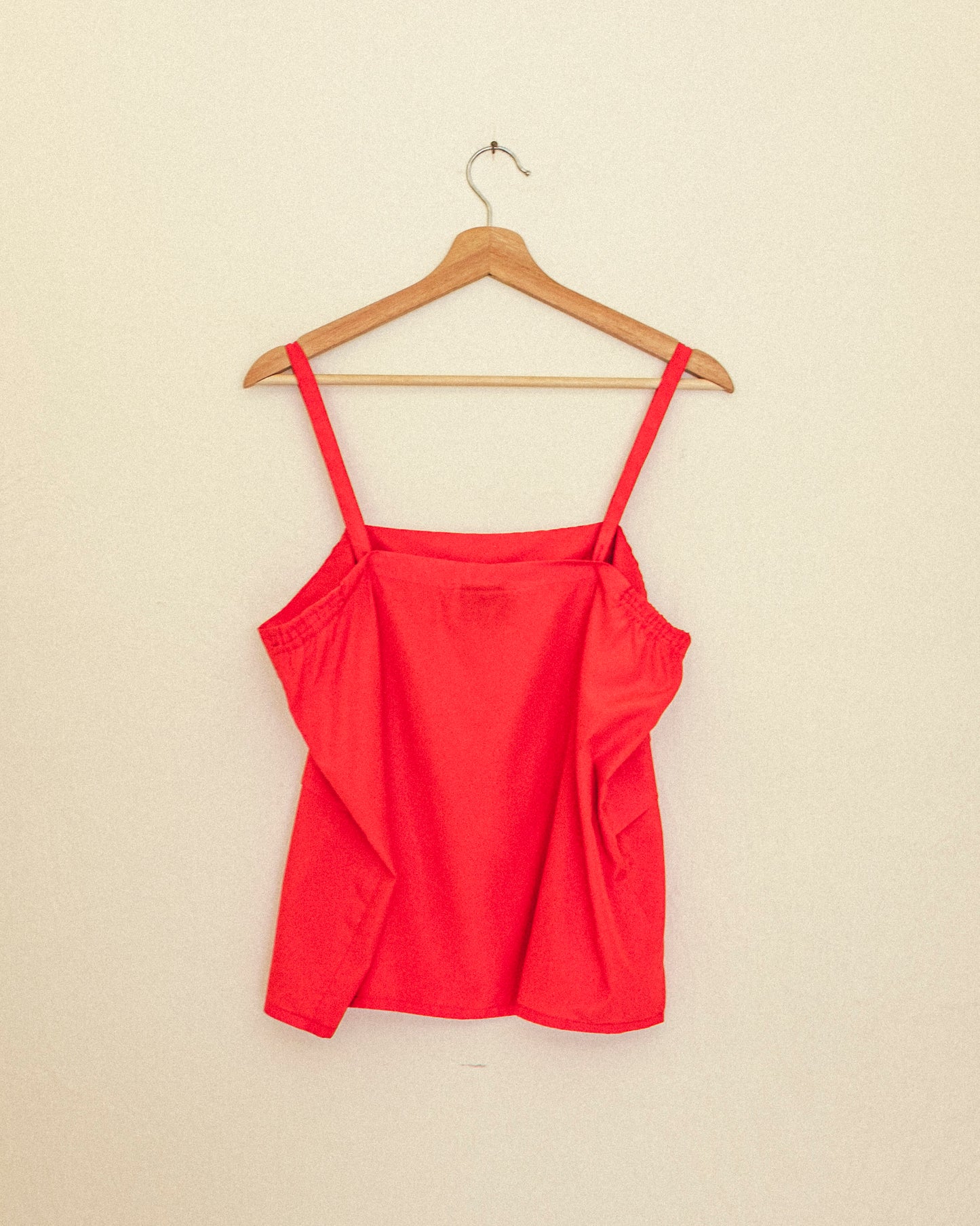 Poppy Pleated Tank
