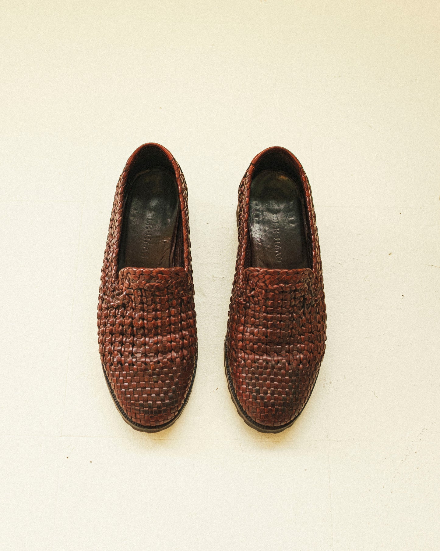Woven Lug Loafers 6.5