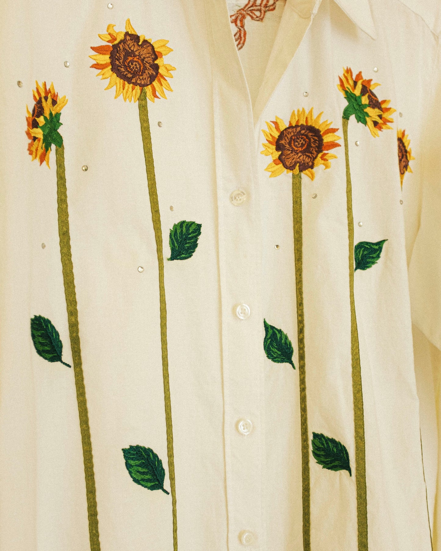 Sunflower Button Up