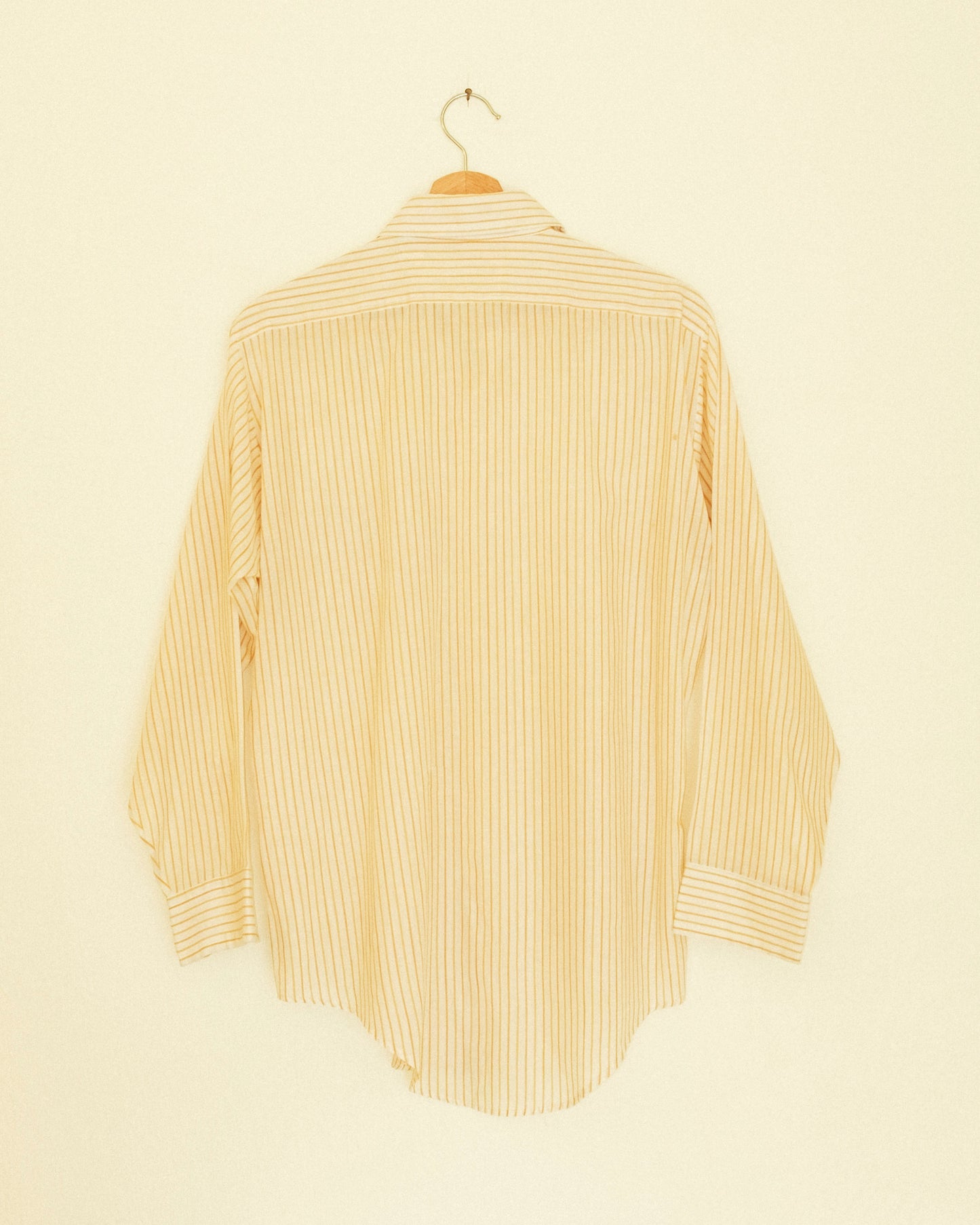 Boyfriend Button Up - Gold Stripe