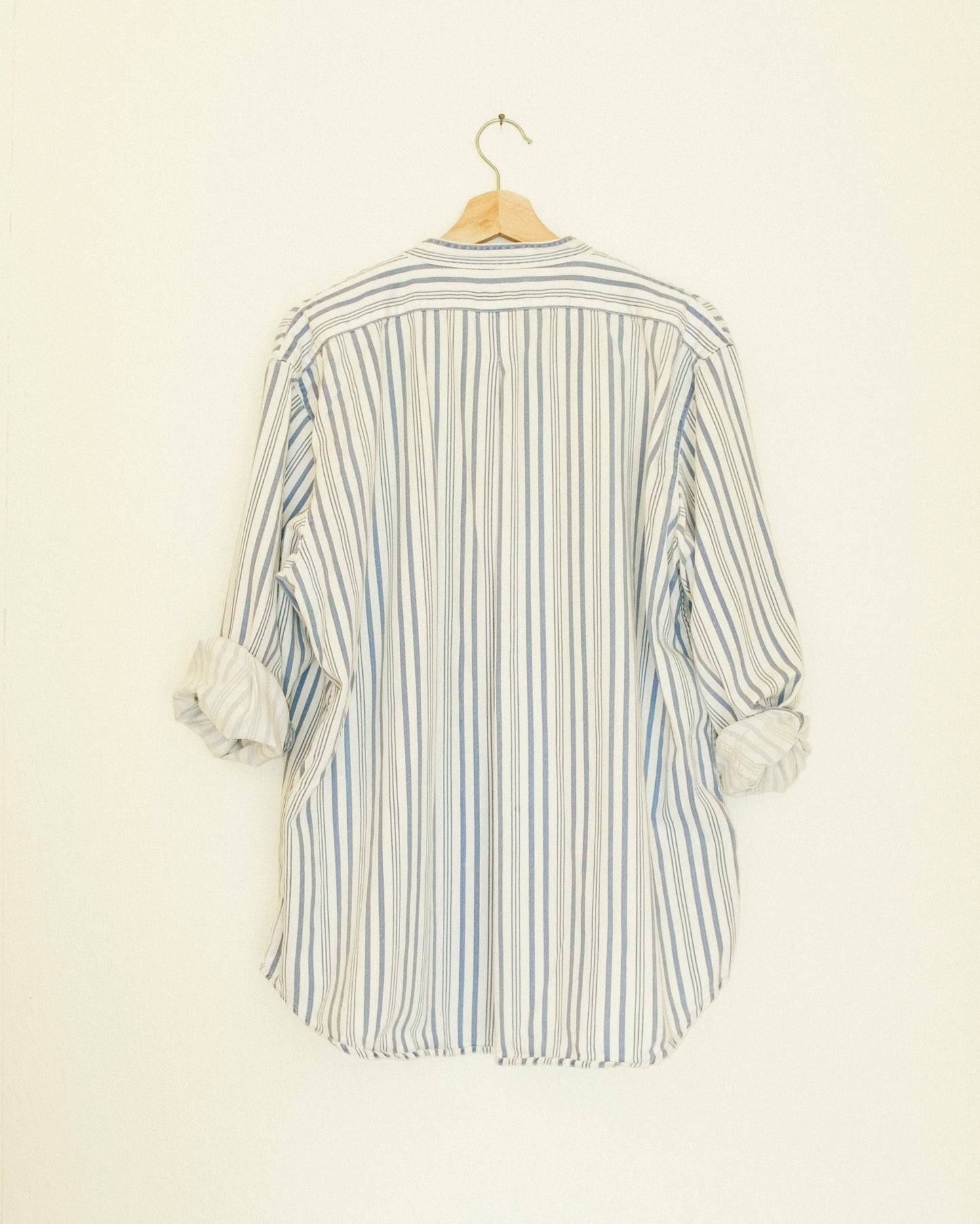 Striped Denim Button Up