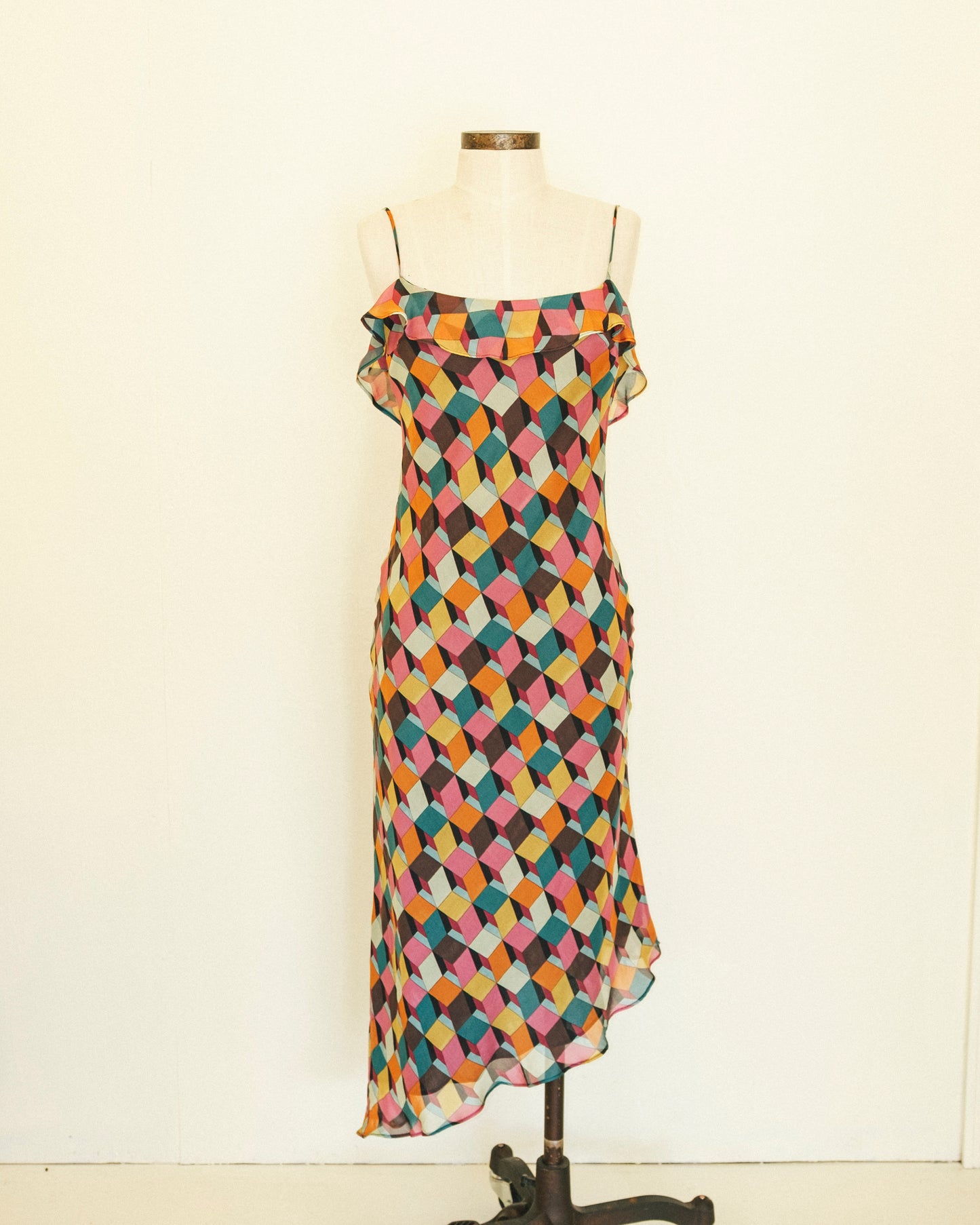 Asymmetrical Geo Dress