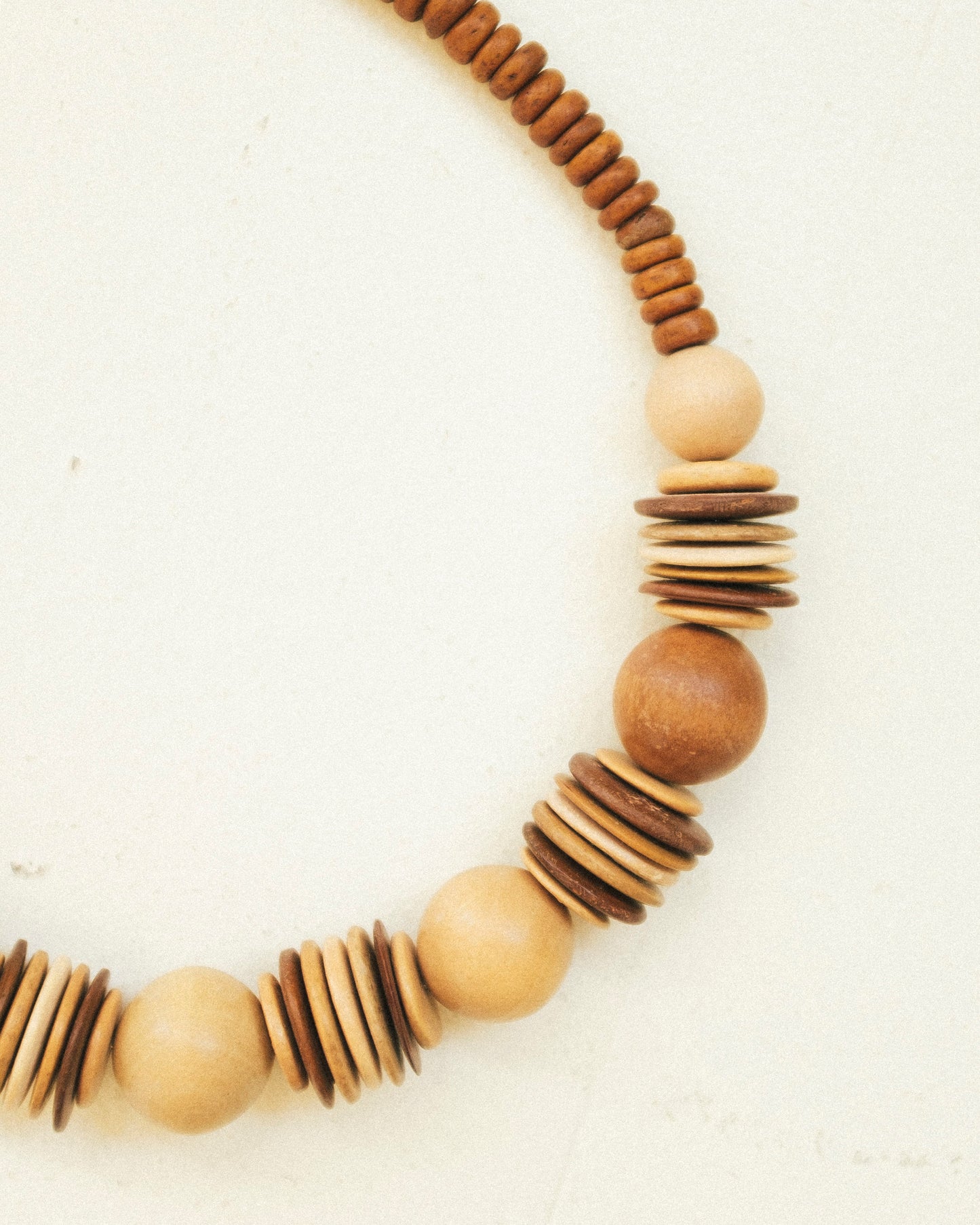 Wooden Sphere Necklace