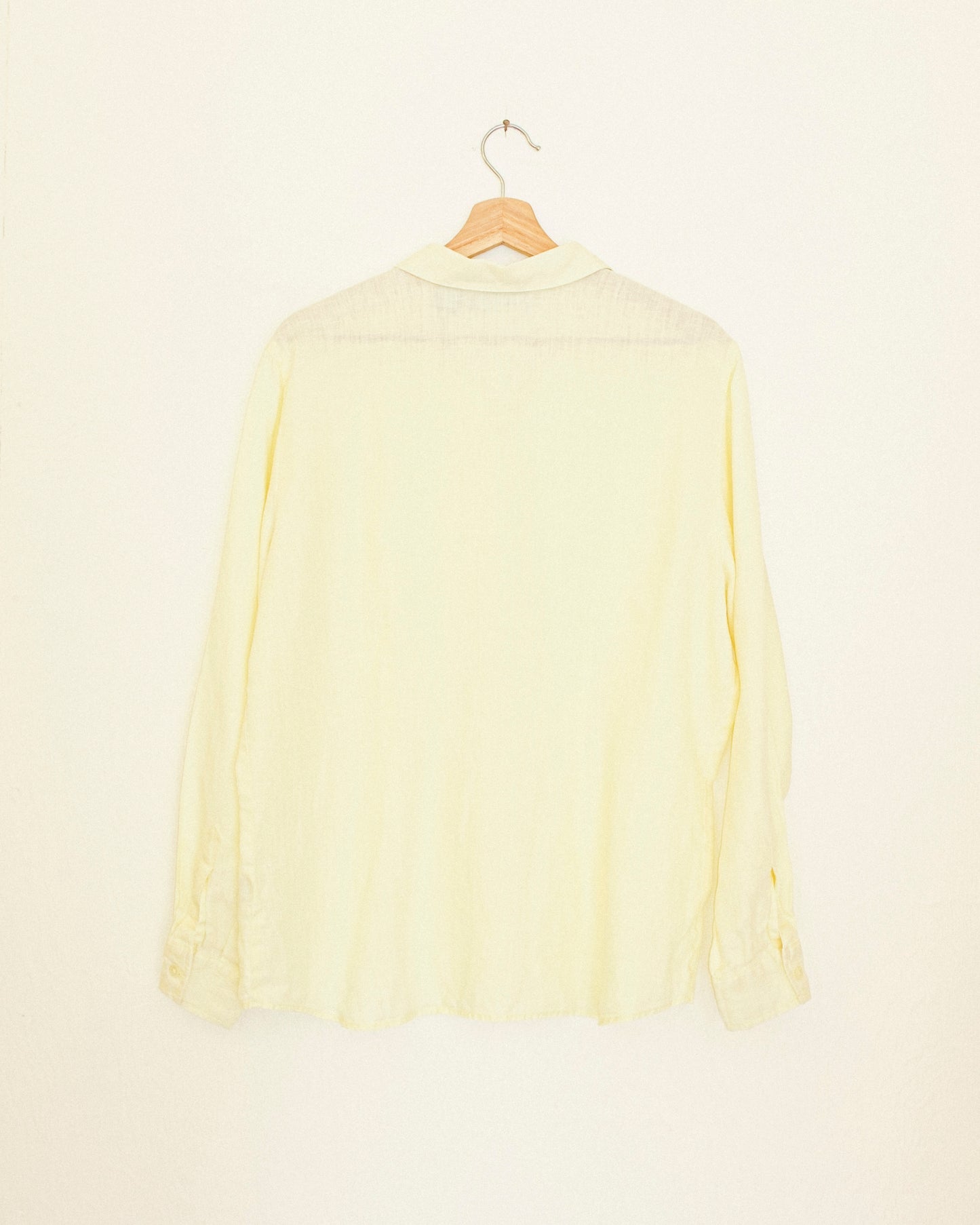 Citron Linen Button Up