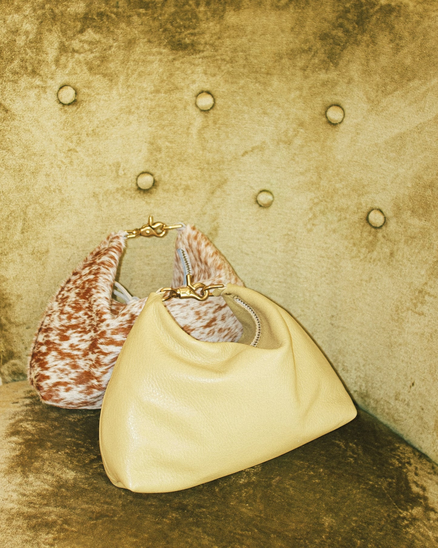 Good Fortune Bag in Chestnut Calf Hair