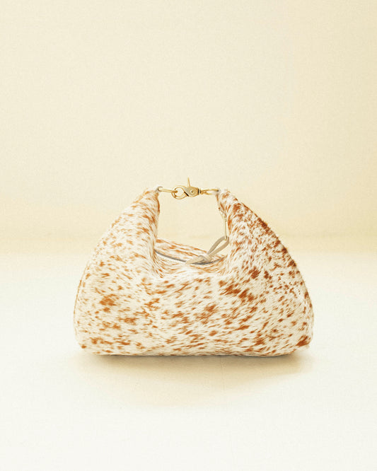 Good Fortune Bag in Chestnut Calf Hair