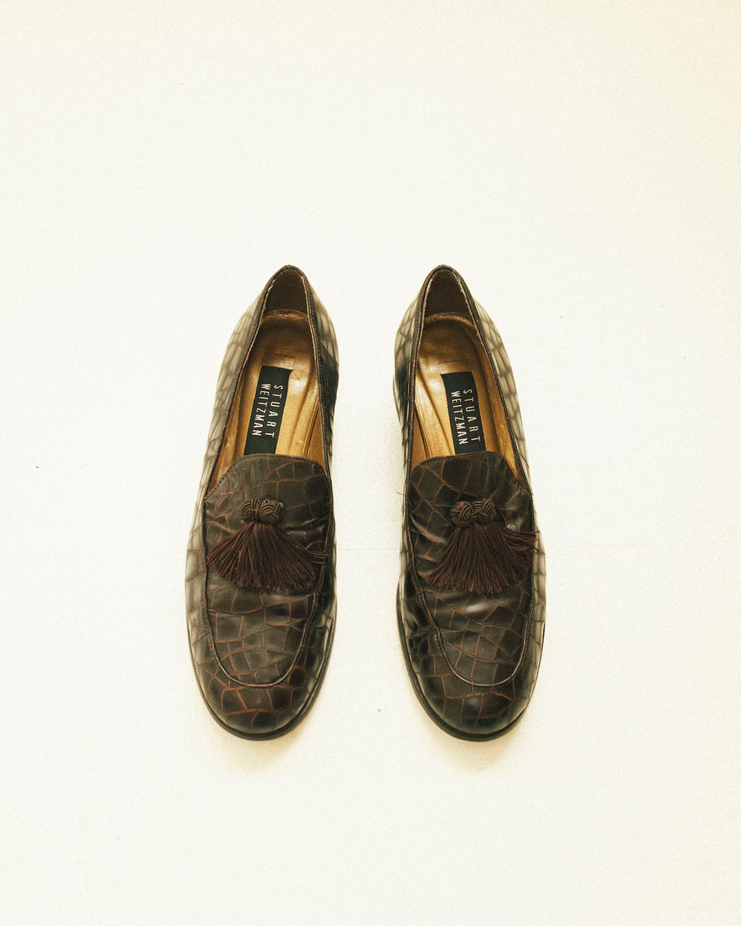 Leather Tassel Loafers 9