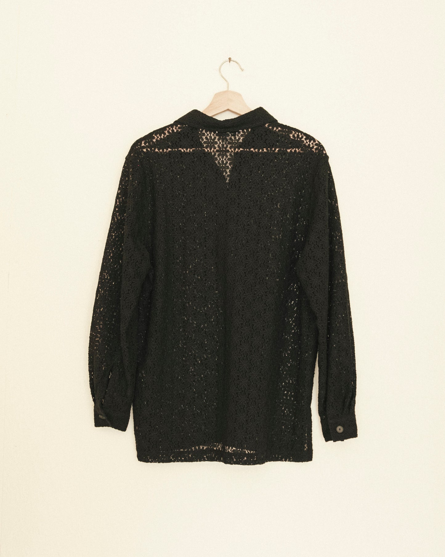 Lace Button Up