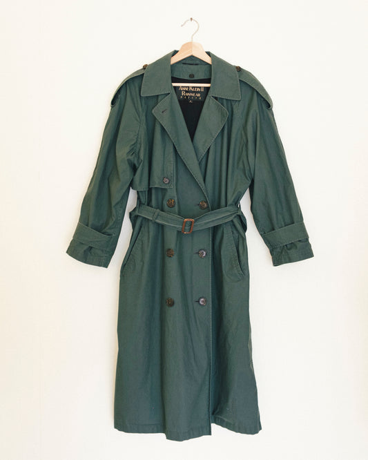 Green Trench Coat