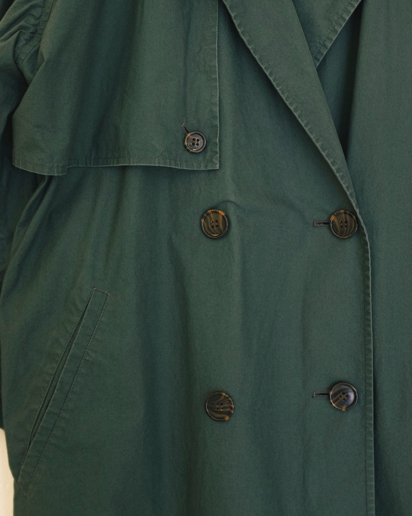 Green Trench Coat