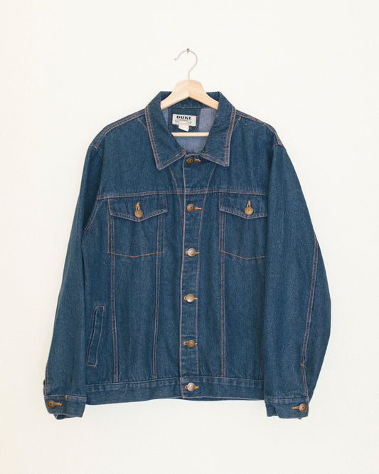 Oversized Denim Jacket - Med Wash