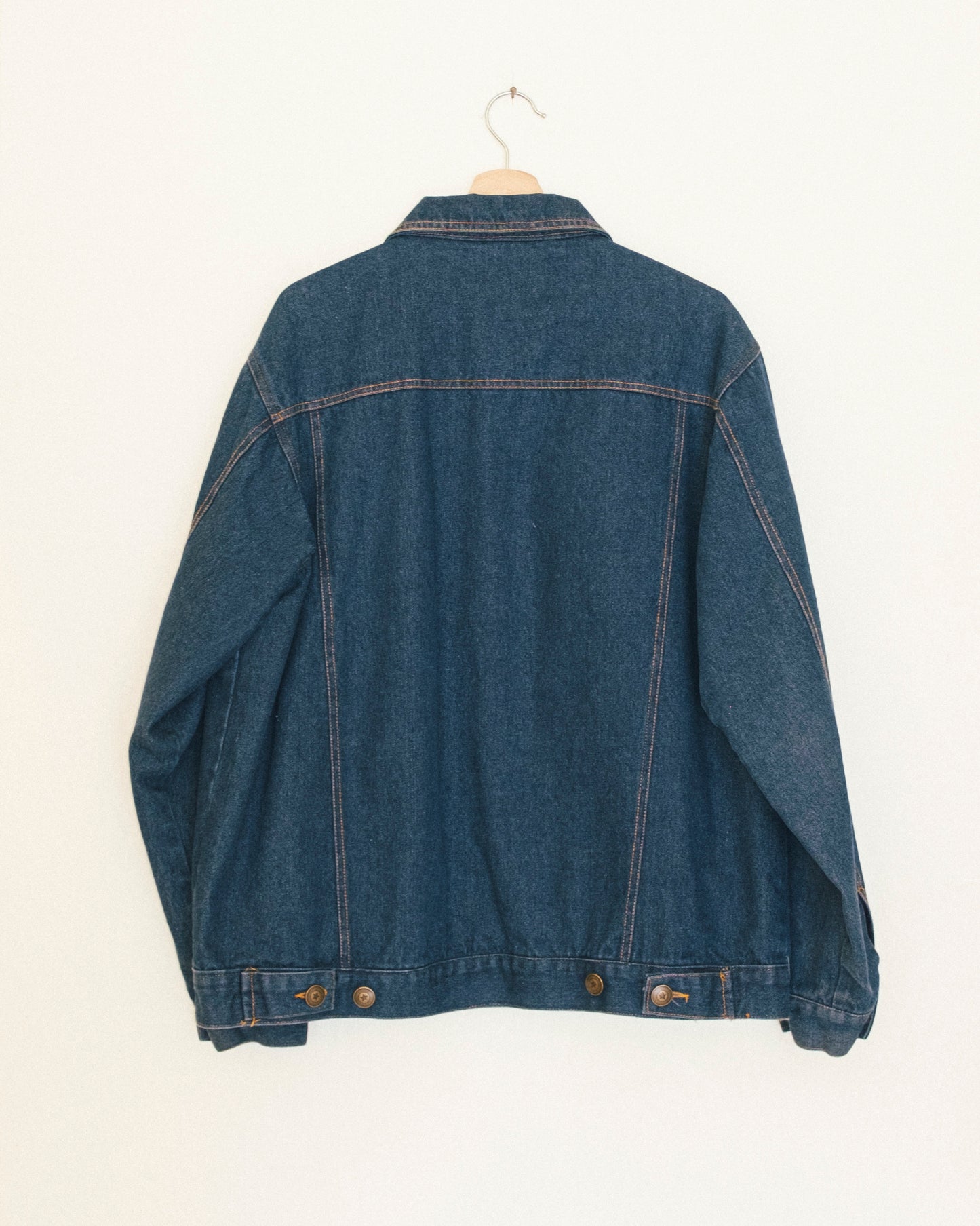 Oversized Denim Jacket - Med Wash