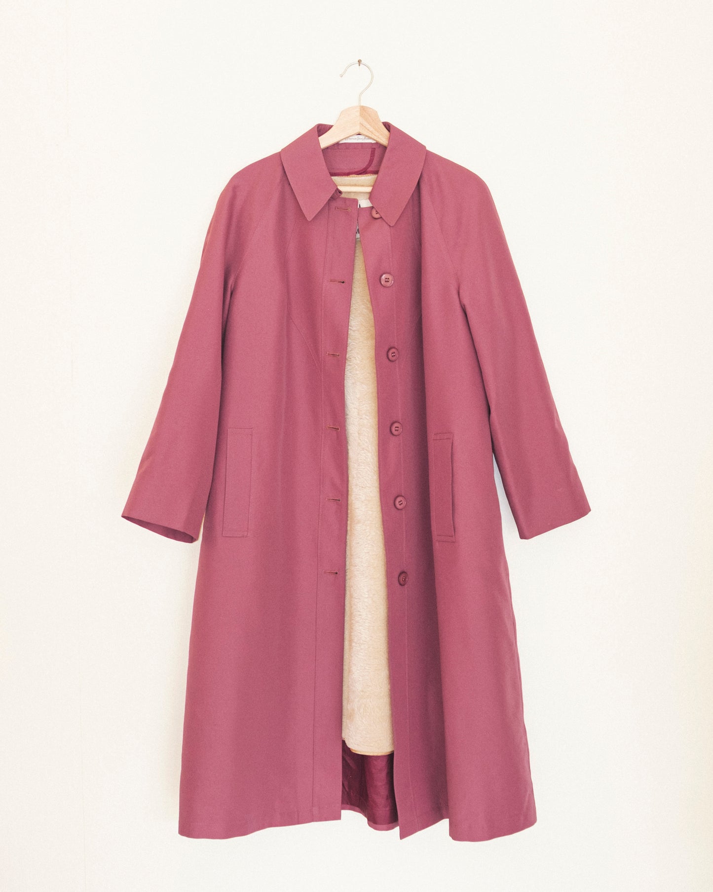 Plum Trench Coat