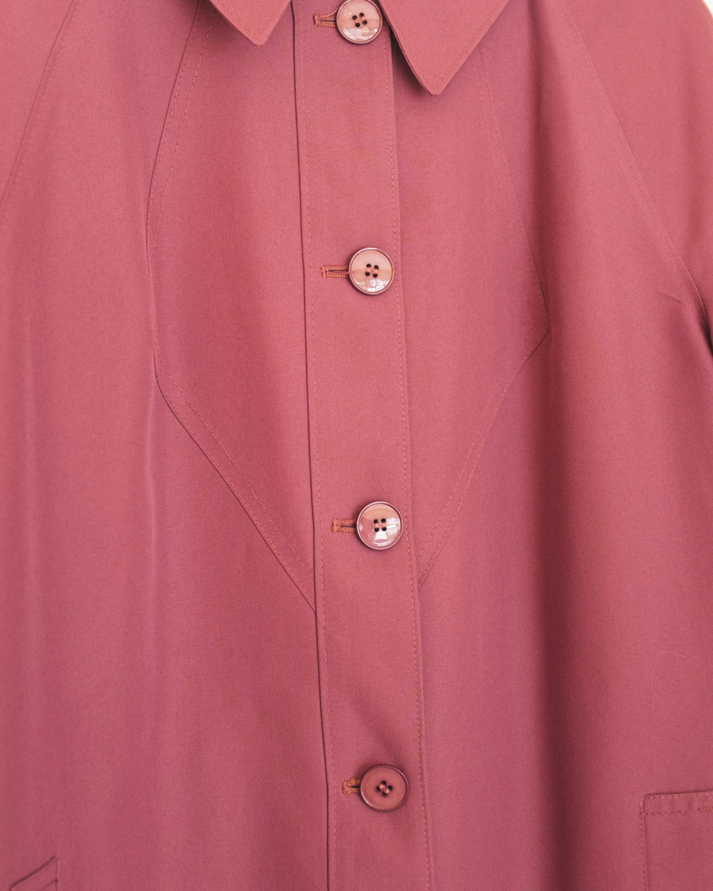 Plum Trench Coat