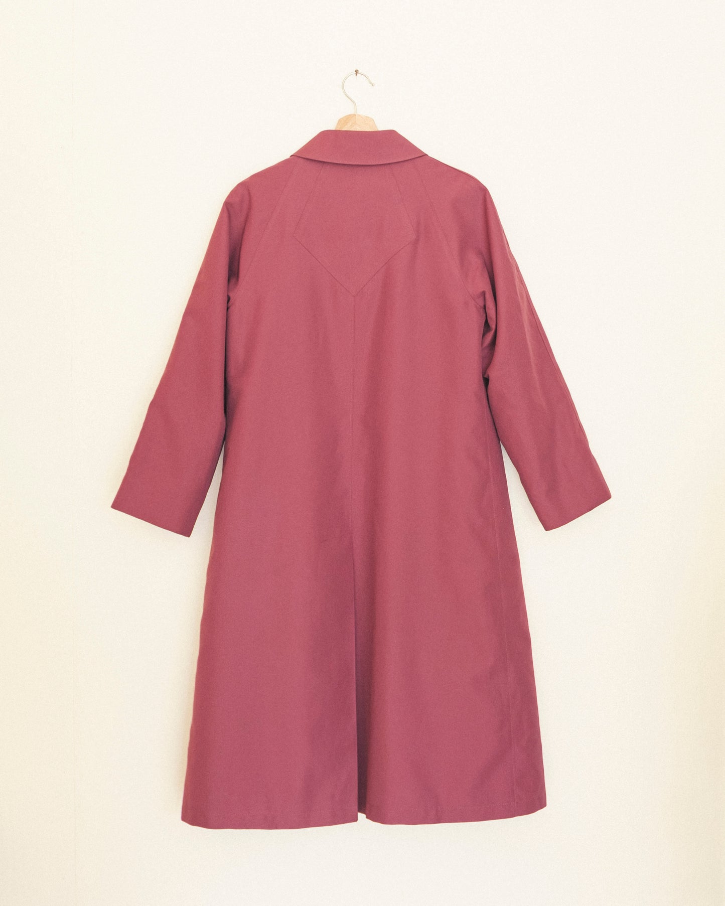 Plum Trench Coat