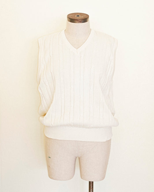 Ivory Sweater Vest