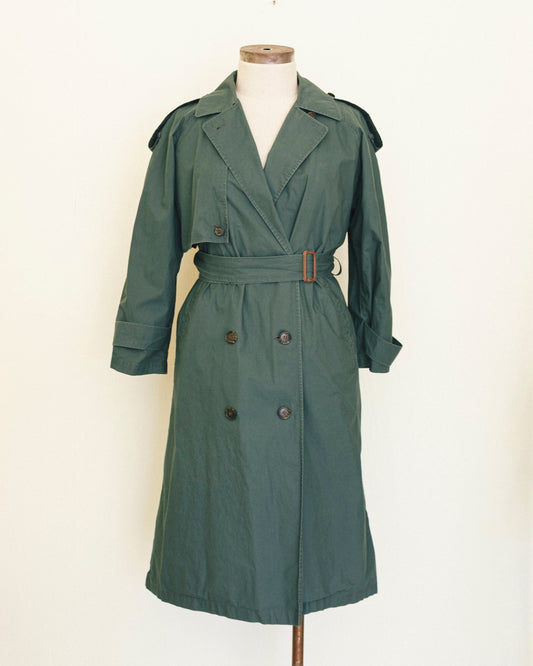 Green Trench Coat