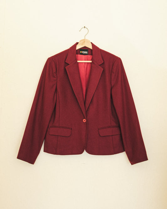 Dark Cherry Blazer