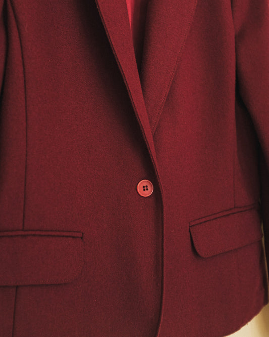 Dark Cherry Blazer