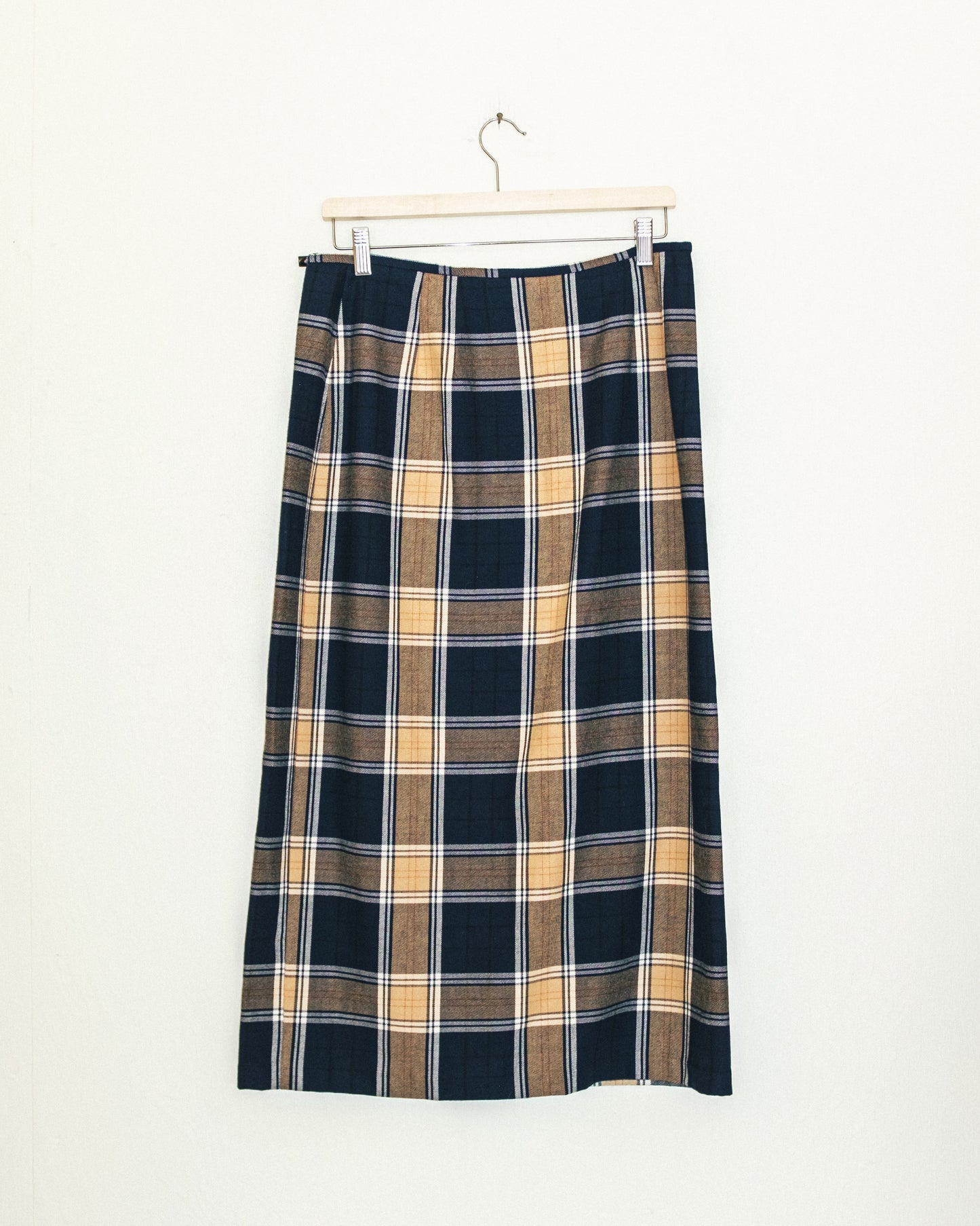 Plaid Wrap Skirt