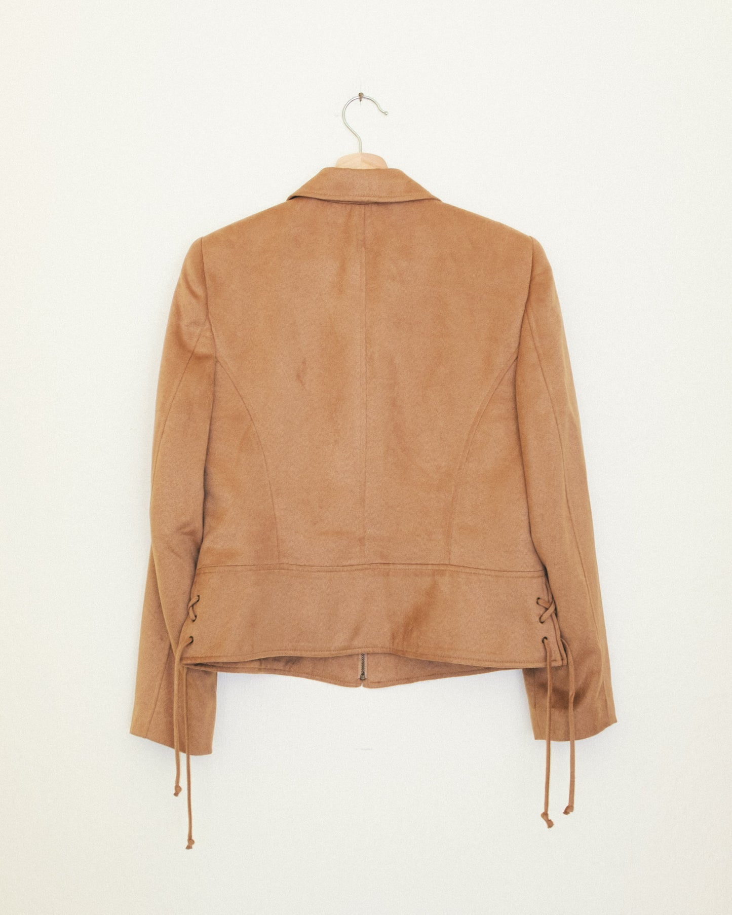 Microsuede Tie Jacket