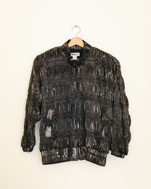 Shadow Shine Bomber Jacket
