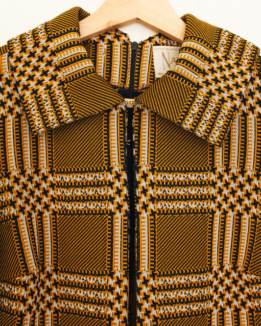 70's Golden Shirtdress