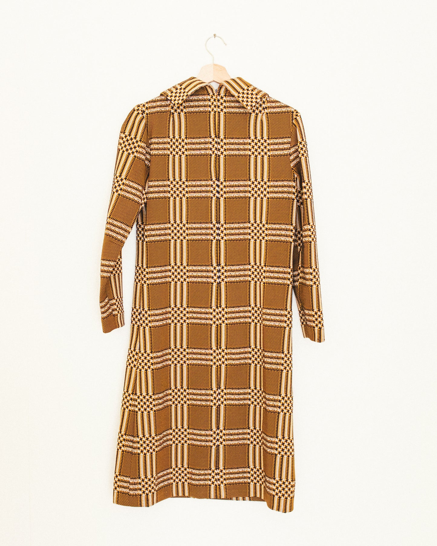 70's Golden Shirtdress