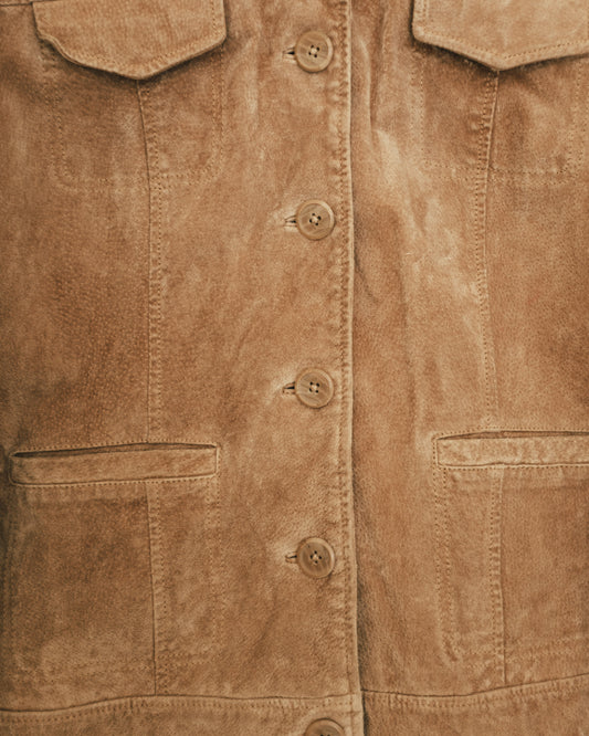 Latte Suede Jacket