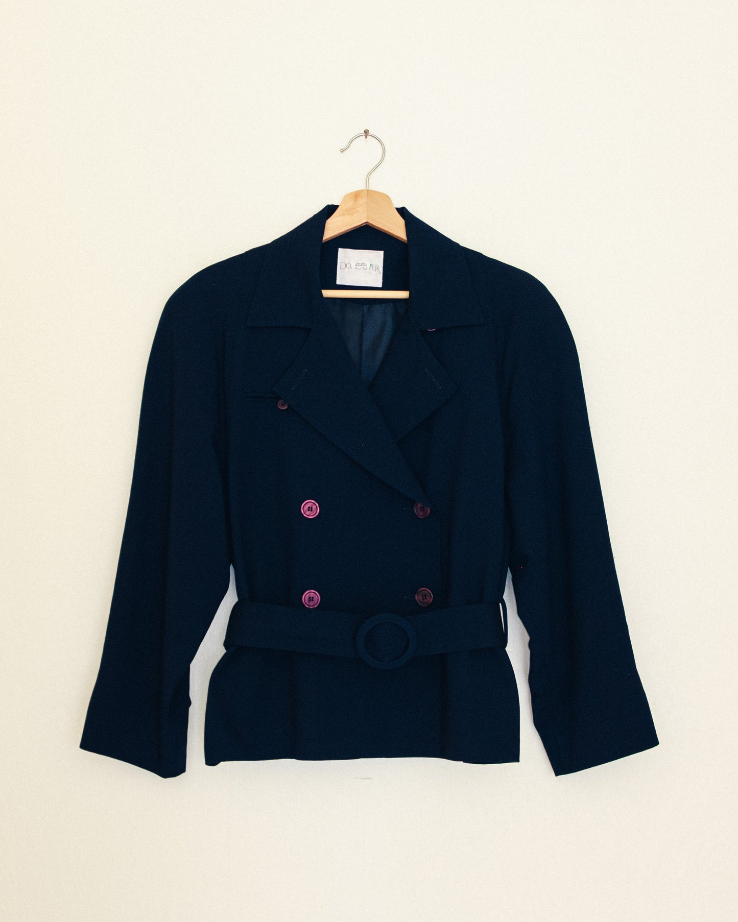 Navy Trench Jacket