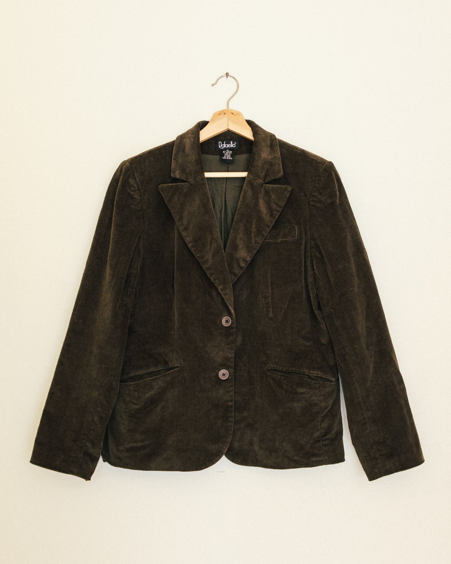 Olive Corduroy Blazer