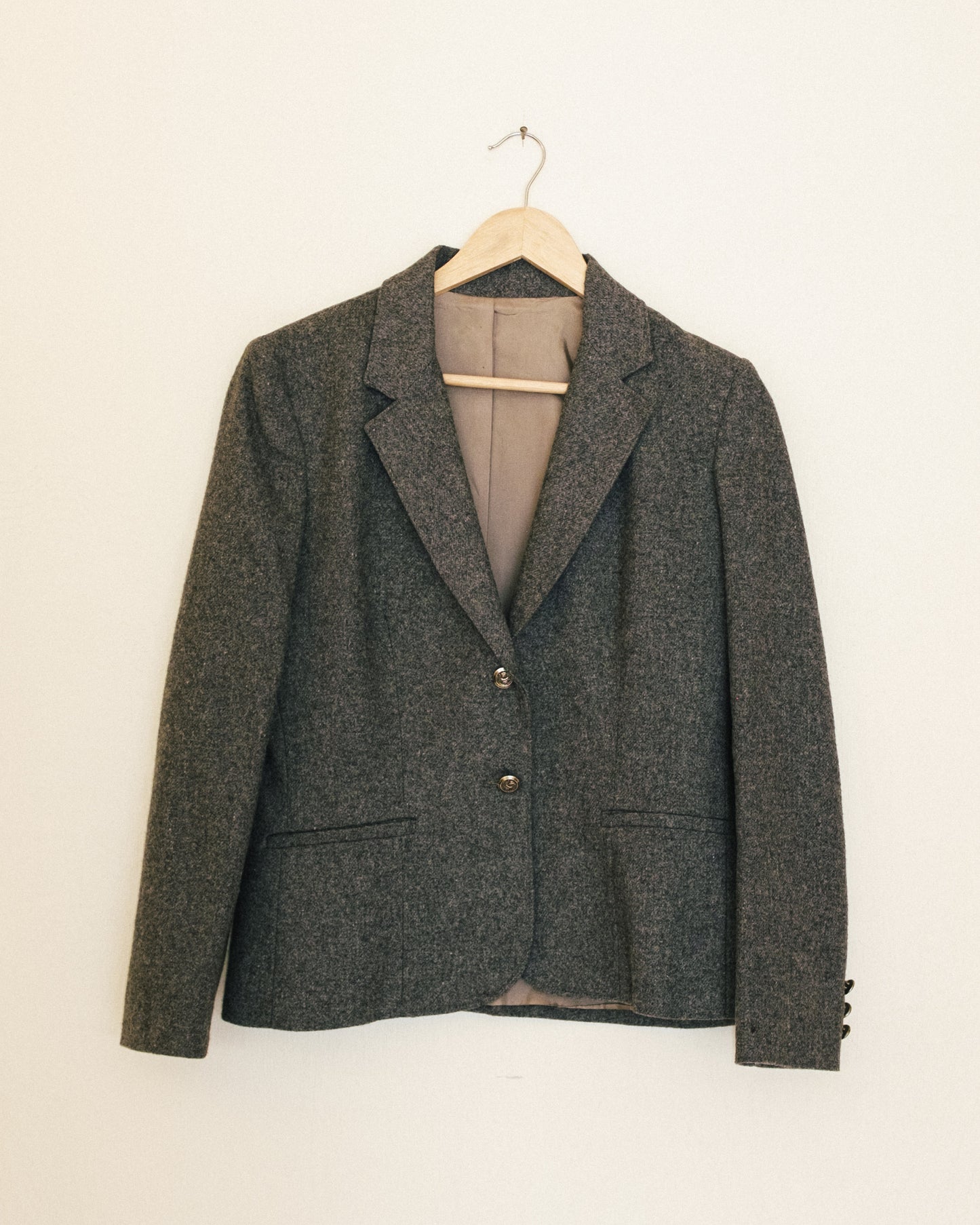 Grey Wool Blazer