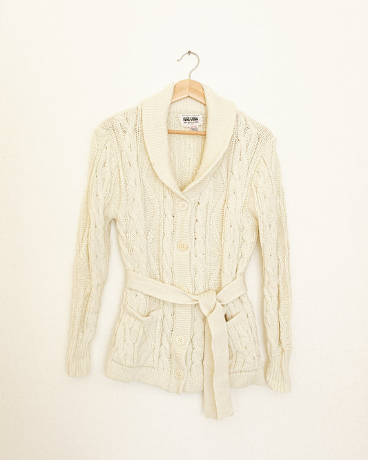 Ivory Shawl Cardigan